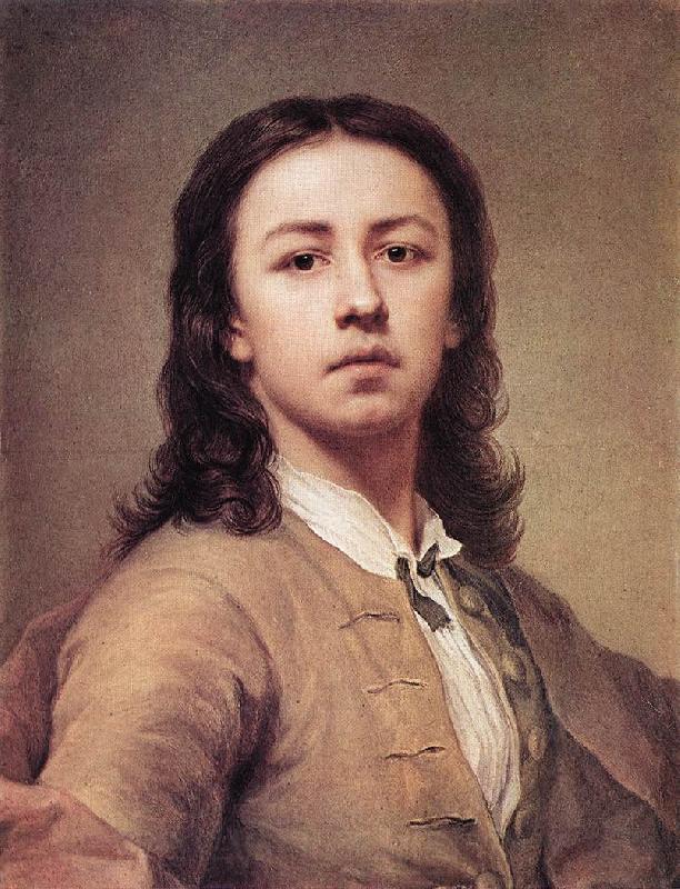MENGS, Anton Raphael Self-Portrait France oil painting art